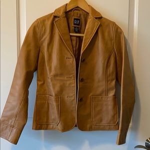 Vintage GAP Leather Jacket 🍂 MUST GO, MOVING!